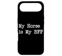 Carcasa para iPhone Air Ropa Ecuestre Divertida My Horse is My BFF