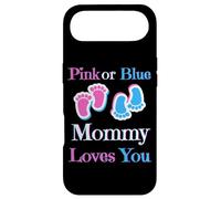 Carcasa para iPhone Air Rosa o Azul MommyLoves You bebé niña o niño próximamente