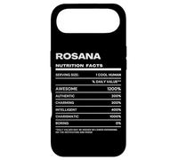 Carcasa para iPhone Air Rosana Datos de Nutrición Nombre Gracioso