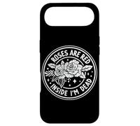 Carcasa para iPhone Air Roses Are Red Inside I'm Dead Cita Humor