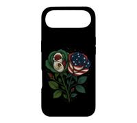 Carcasa para iPhone Air Roses Half American Half Mexican USA México Bandera