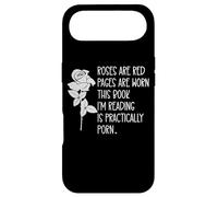 Carcasa para iPhone Air Roses Red Pages Are Worn Dark Romance Reading Smut Reader
