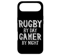 Carcasa para iPhone Air Rugby Player by Day Gamer by Night Gaming Rugby Video Games