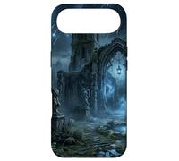 Carcasa para iPhone Air Ruinas góticas, Lluvia de meteoritos, diseño de fantasía Celestial