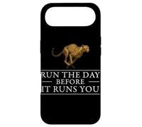 Carcasa para iPhone Air Run The Day Cheetah Motivacional Afirmación Hustle Mentalidad
