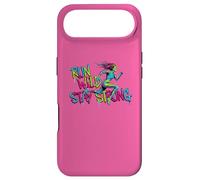 Carcasa para iPhone Air Run Wild Stay Strong Gym Mujer Corredor Motivación