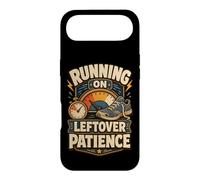 Carcasa para iPhone Air Running On Leftover Patience Humor límites