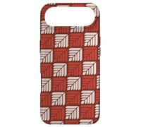 Carcasa para iPhone Air Rust Red Terracotta Crops Leaf Forms Petal Art Deco Pattern