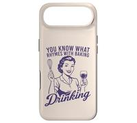 Carcasa para iPhone Air Sabes lo Que rima con Hornear Beber Amante del Vino Divertido