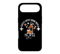 Carcasa para iPhone Air Safety First Drink with A Nurse Funny Drink Wine Nurses