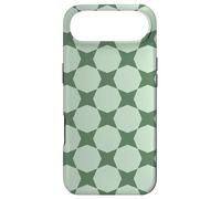 Carcasa para iPhone Air Sage Pastel Green Circles Hexagon Scandinavian Pattern