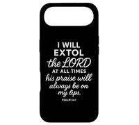 Carcasa para iPhone Air Salmo 34 1 I Will Extol The Lord At All Times Versículo de la Biblia