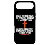 Carcasa para iPhone Air Salmos 127:1 Versículos de la Biblia Escritura