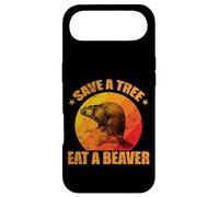 Carcasa para iPhone Air Salvar un árbol Come un Estilo de Vida Verde Castor
