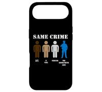Carcasa para iPhone Air Same Crime Different Time Funny Satirical T-Shirt