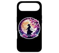 Carcasa para iPhone Air Samurai Silueta Luz De La Luna Cerezo Flores Japonés Ninja