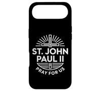 Carcasa para iPhone Air San Juan Pablo II Ruega por Nosotros Cruz Cristiana Católica