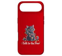 Carcasa para iPhone Air Santa Cat Talk To The Paw Funny Christmas Cool Cat Lover