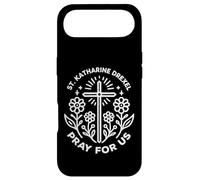 Carcasa para iPhone Air Santa Catalina Drexel Católica Reza por Nosotros Cruz