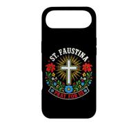 Carcasa para iPhone Air Santa Faustina ruega por Nosotros católica Floral