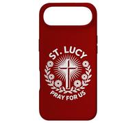 Carcasa para iPhone Air Santa Lucía Oración por Nosotros Oración Católica de San Patronazgo