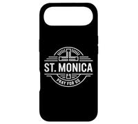 Carcasa para iPhone Air Santa Mónica ruega por Nosotros Patrona Católica