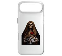 Carcasa para iPhone Air Santa Muerte Oscuro Folk Santo Primer Plano Arte