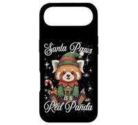 Carcasa para iPhone Air Santa Paws Red Panda Christmas Pun Xmas Pajama