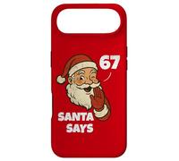 Carcasa para iPhone Air Santa Says Six Seven Funny 67 Meme Christmas Vintage Holiday