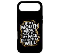 Carcasa para iPhone Air Sarcastic If My Mouth Doesn'T Say It My Face Definitely Will