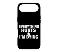 Carcasa para iPhone Air Sarcástico Diciendo Todo Duele Morir Divertido