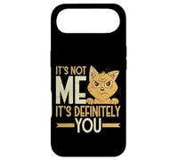 Carcasa para iPhone Air Sarcástico Not Me It's Definitely You Funny Cat Humor