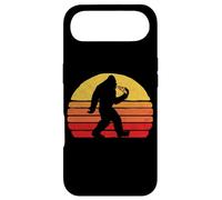 Carcasa para iPhone Air Sasquatch and Pizza! Funny Eating Bigfoot & 80s Sun Graphic