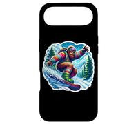 Carcasa para iPhone Air Sasquatch Snowboard Big-Foot Snowboarder Snowboard Lover