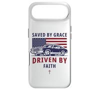 Carcasa para iPhone Air Saved by Grace, Driven by Faith - Men's Christian Muscle Car