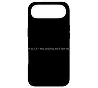 Carcasa para iPhone Air Saved by The One Who Died For Me Jesucristo