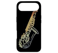 Carcasa para iPhone Air Saxofón Line Art Retro Style Jazz Music
