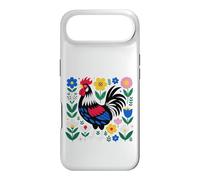 Carcasa para iPhone Air Scandi Folk Art Gallo Diseño Granjero Pollo