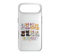 Carcasa para iPhone Air Sé tú Mismo, Nos Gustas de Todos Modos, Gato Divertido e inclusivo