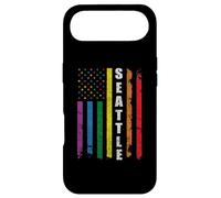 Carcasa para iPhone Air Seattle Us American Flag Rainbow Gay LGBT Pride Month