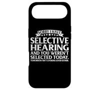 Carcasa para iPhone Air Selective Hearing Not Listening Not Selected I Don't Listen