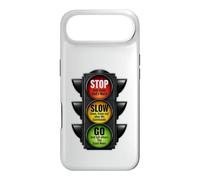 Carcasa para iPhone Air Señal de tráfico Cristiana Stop Slow Go Palabra de Dios Fe