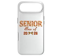 Carcasa para iPhone Air Senior 2026 Coquette Blue Floral Toile Graduation Aesthetic