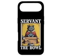 Carcasa para iPhone Air Servant The Bowl Cat In Box - Cuenco de Comida con diseño de Gato Divertido