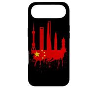 Carcasa para iPhone Air Shanghai Skyline Bandera China China Asia Art Love Shanghai