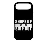 Carcasa para iPhone Air Shape UP OR Ship out Entrenamiento Gimnasio Motivación