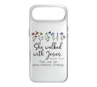 Carcasa para iPhone Air She Walked with Jesus Isaiah 41:10 Bible Verse Christian God