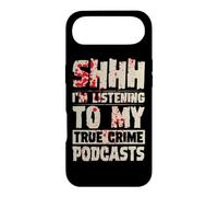 Carcasa para iPhone Air Shhh Estoy Escuchando mis podcasts sobre crímenes Reales