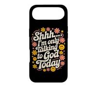 Carcasa para iPhone Air Shhh… Solo Estoy Hablando con Dios Hoy Fe Cristiano Jesús