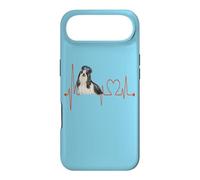 Carcasa para iPhone Air Shi Tzu Dog Heartbeat EKG Funny Dogs Amantes y propietarios